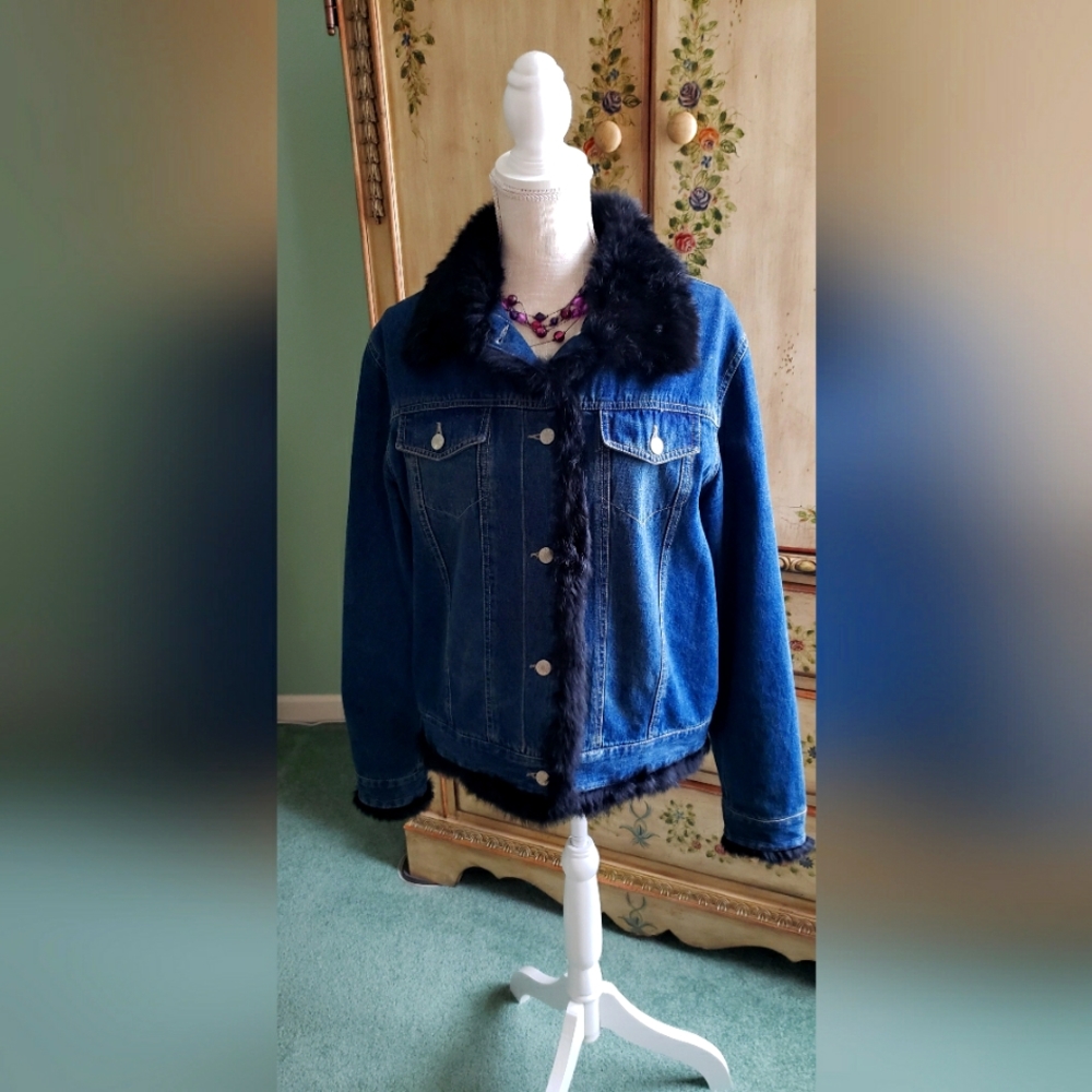 Vintage 90's DENIM JACKET XL